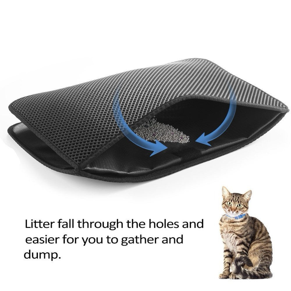Waterproof EVA Double-layer Cat Litter Mat