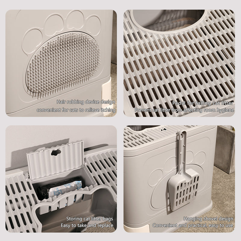 Fully Enclosed Cat Toilet
