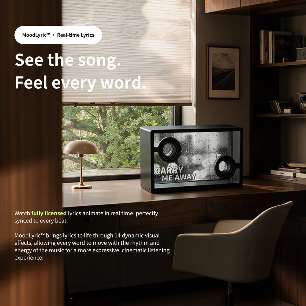 MorningBlues Lyric Speaker SonicGlass A1