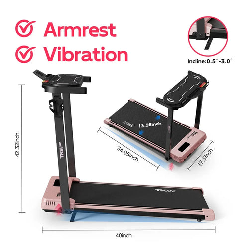3 in 1 Walking Pad Treadmill with Quiet Motor & Remote Control