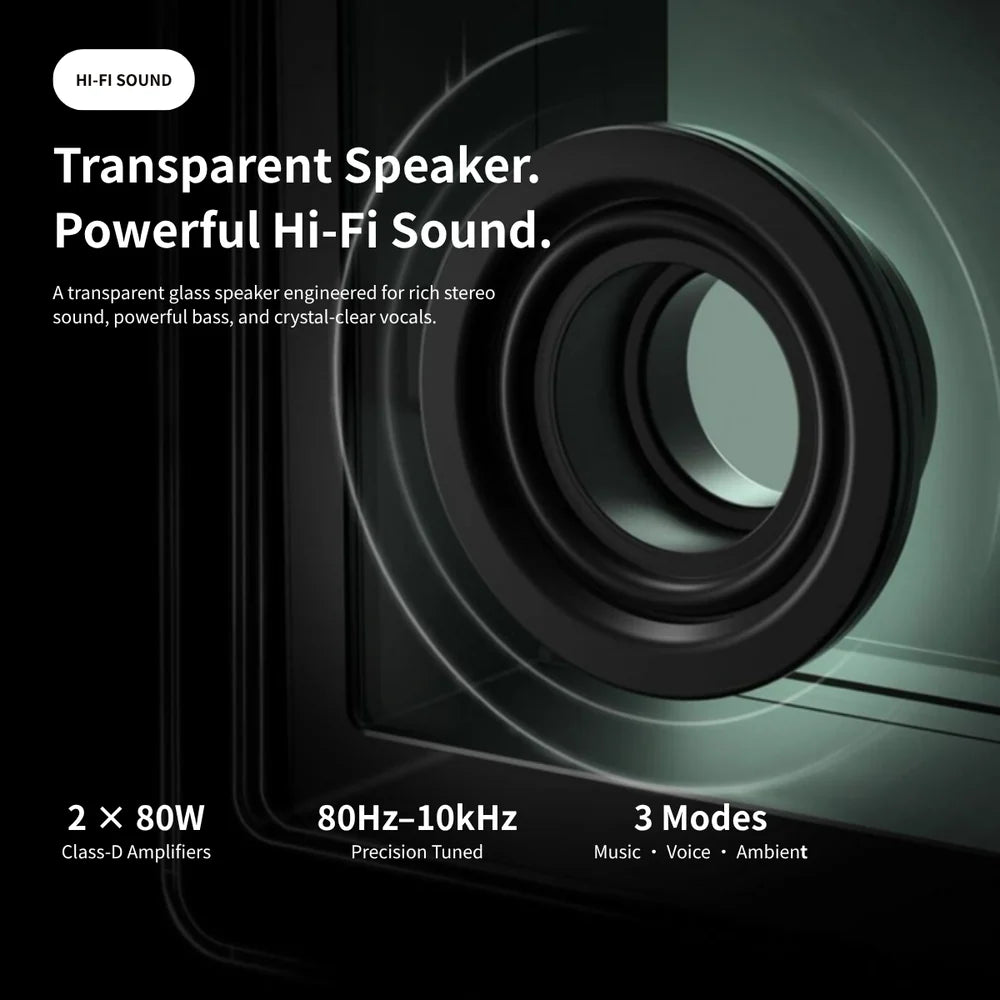 MorningBlues Lyric Speaker SonicGlass A1