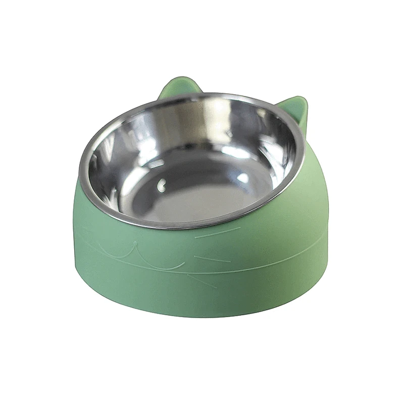 Raised Stainless Steel Cat & Dog