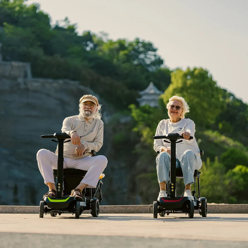 Limited-Time Offer🔥Lightweight Foldable 4-Wheel Travel Mobility Scooter