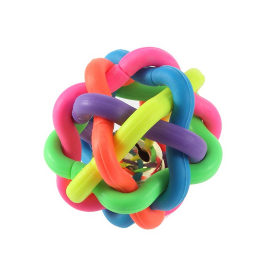 Pet Colorful Rubber Training Chew Ball