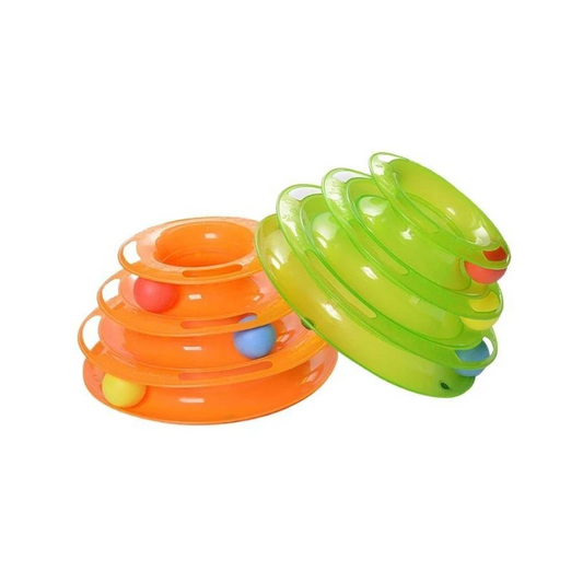 3 Layers Track Turntable Balls Toy