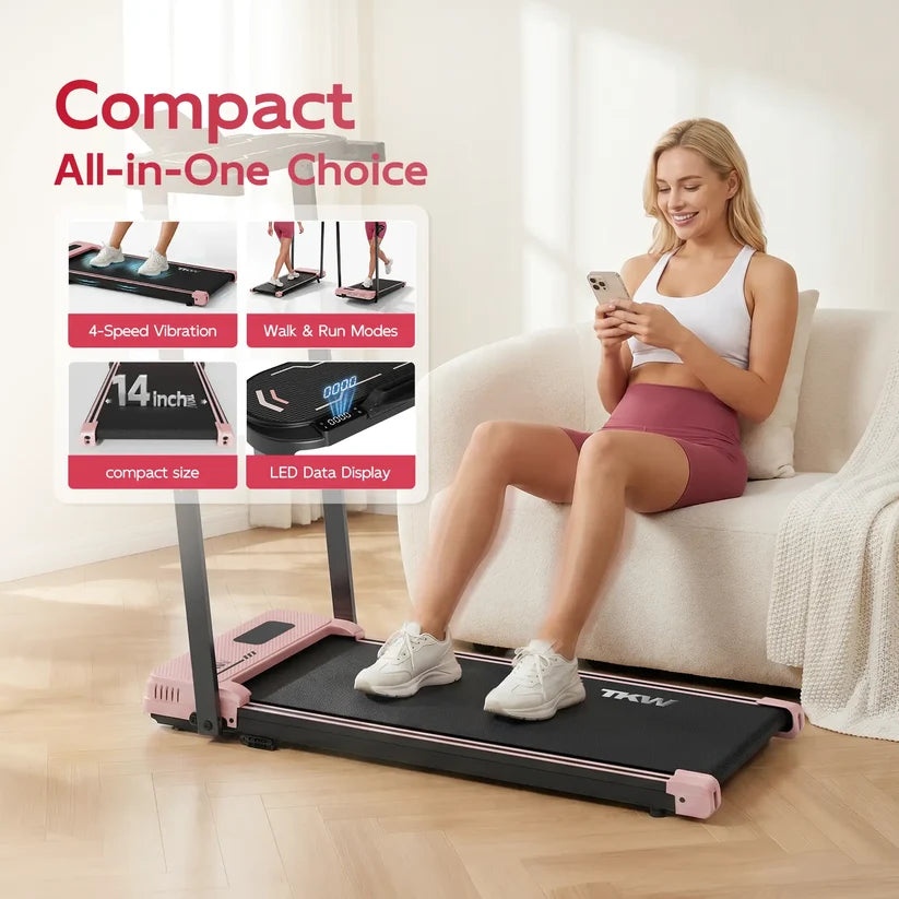 3 in 1 Walking Pad Treadmill with Quiet Motor & Remote Control
