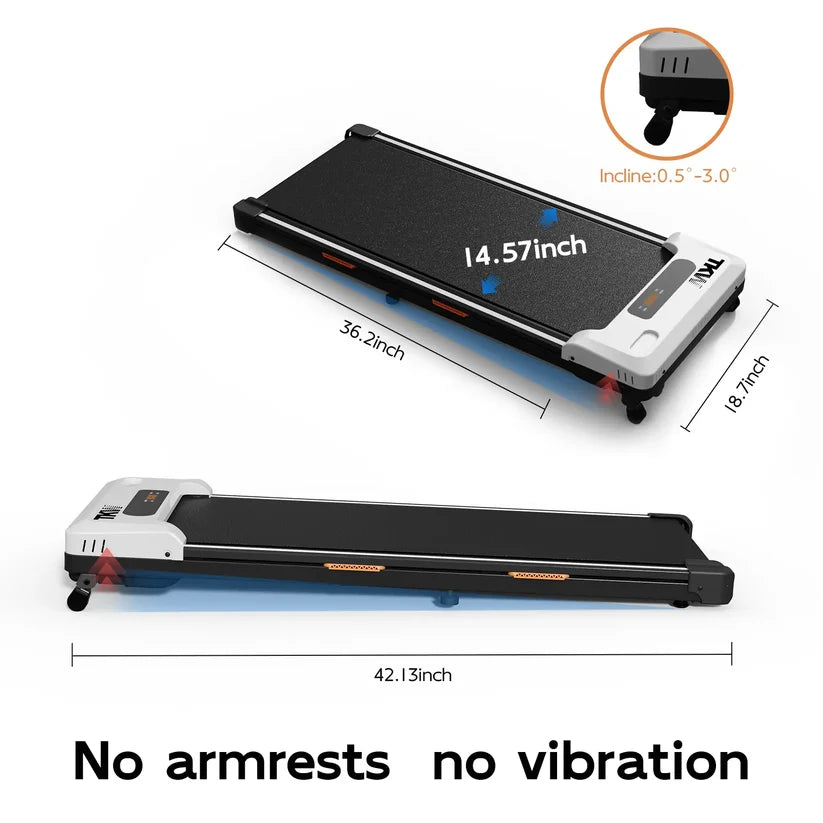 3 in 1 Walking Pad Treadmill with Quiet Motor & Remote Control