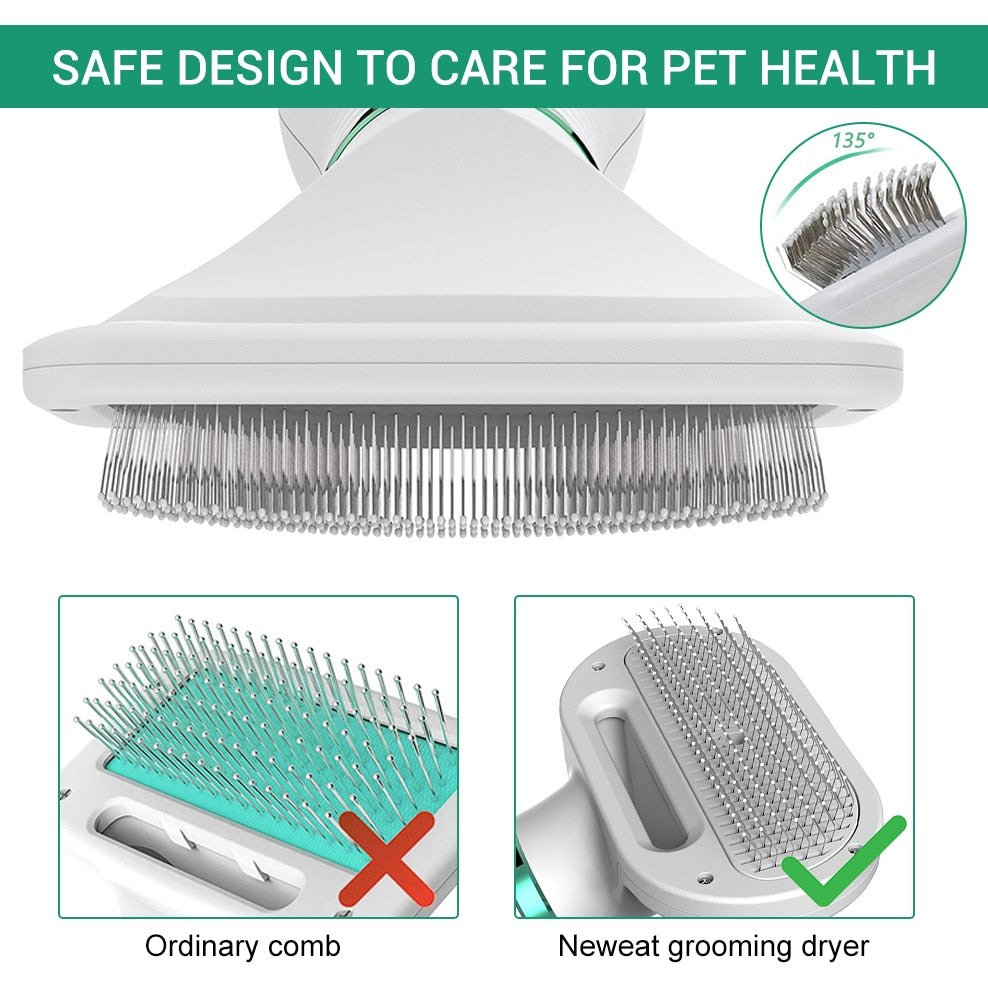 Dog Hair Dryer Pet Dryer Portable 2 in 1 Pet Grooming Hair Dryer And Comb Brush For Small and Medium Dogs and Cats new
