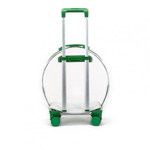 Pet carrier trolley case with wheels