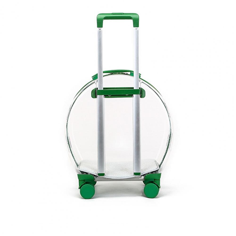 Pet carrier trolley case with wheels
