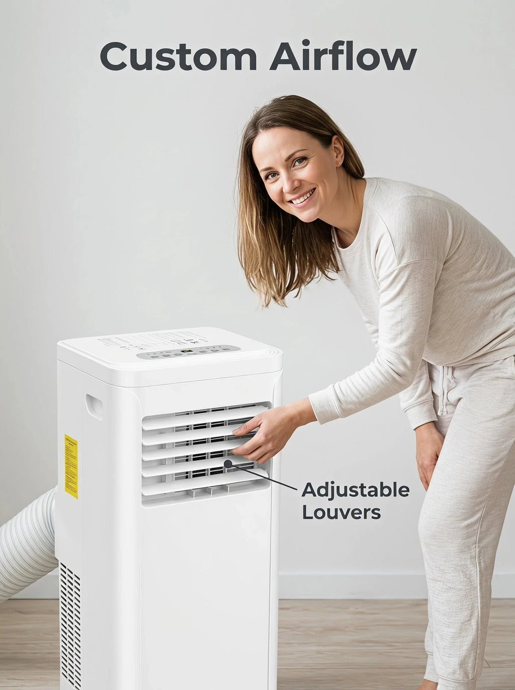 Portable Mobile Air Conditioner 3 Modes Indoor Cooling AC Unit with Vent Hose