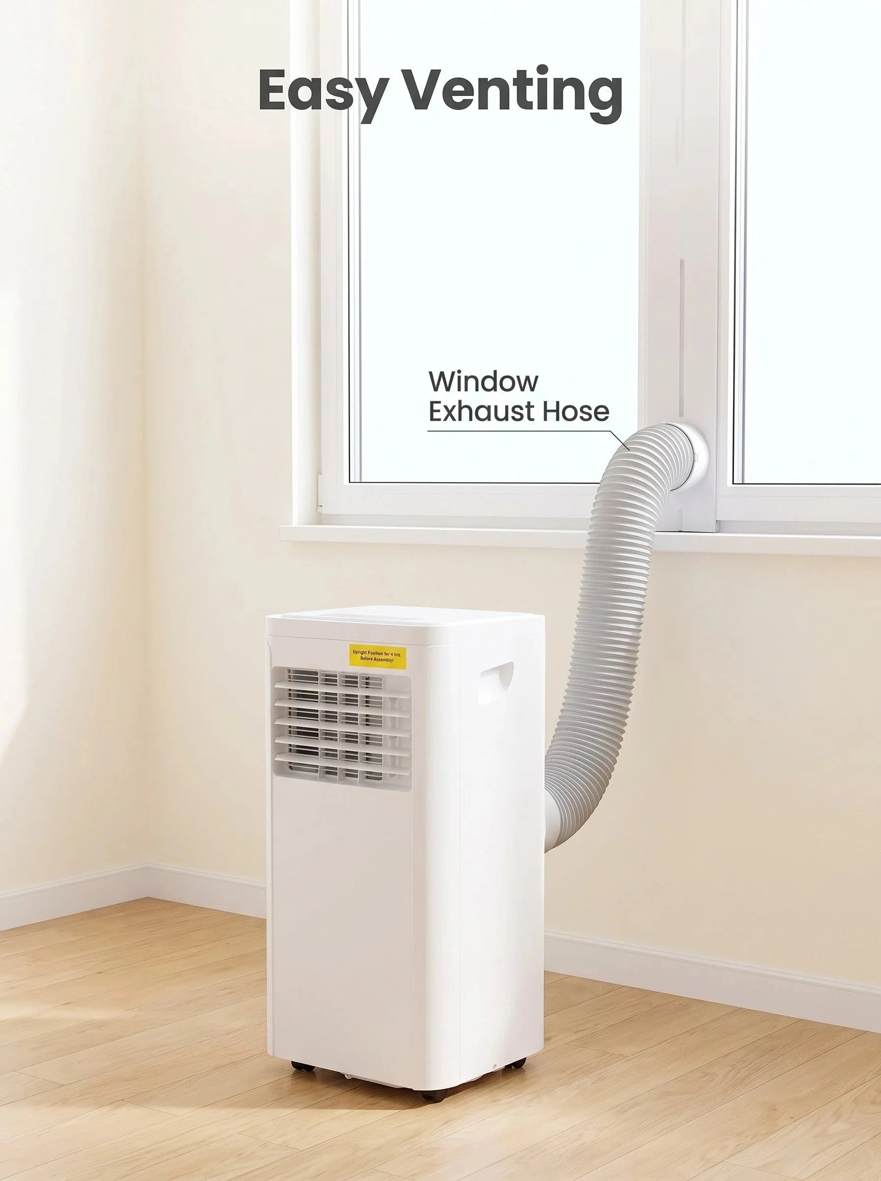 Portable Mobile Air Conditioner 3 Modes Indoor Cooling AC Unit with Vent Hose