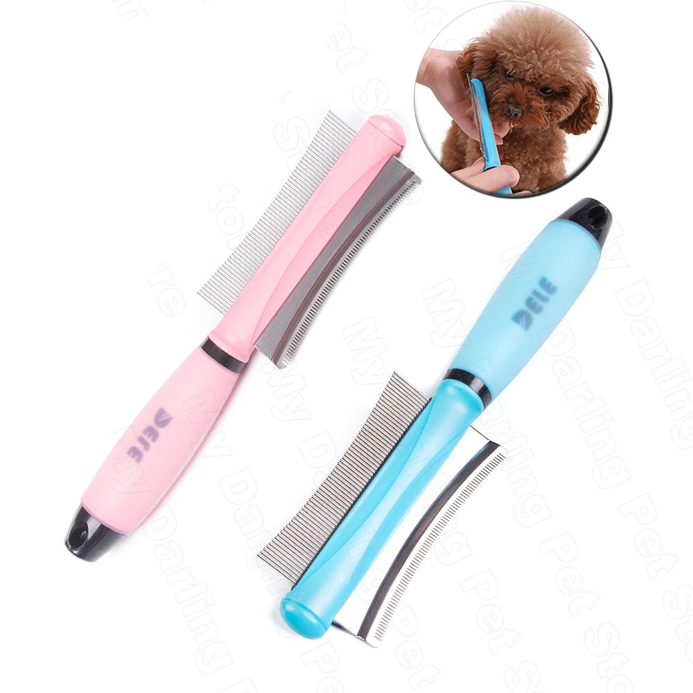 Pet Double-sided Deshedding Brush