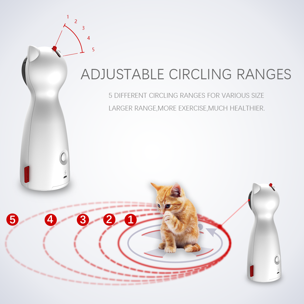 LED Laser Interactive Smart Cat Toy