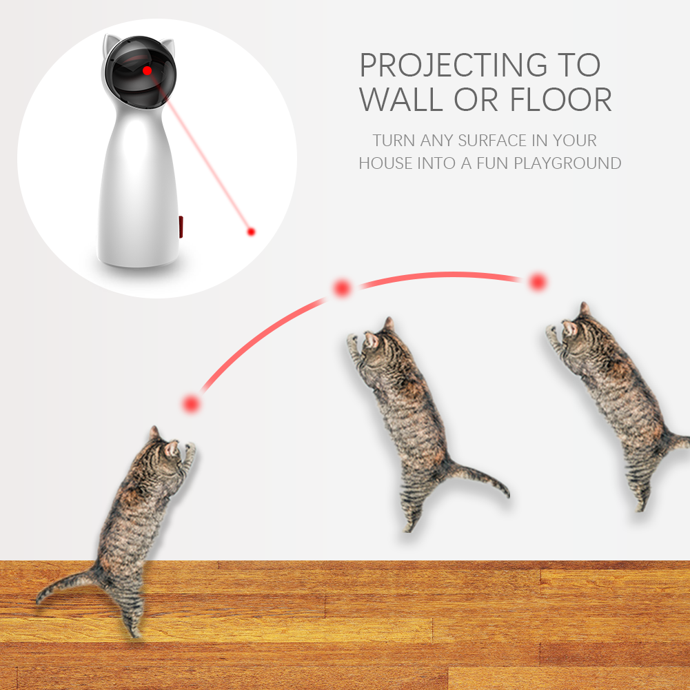 LED Laser Interactive Smart Cat Toy
