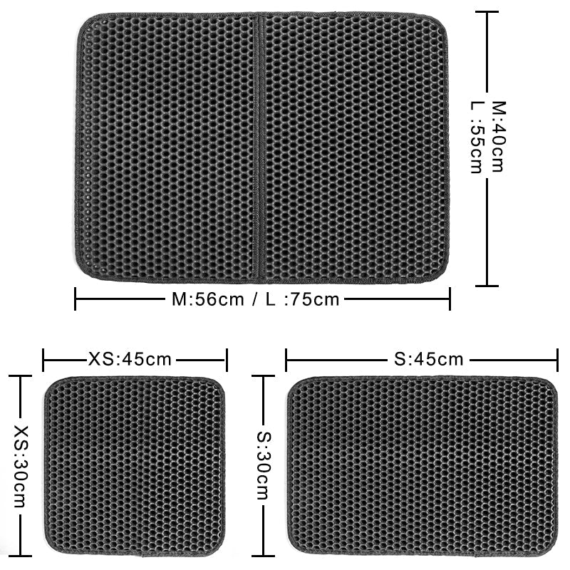 Waterproof EVA Double-layer Cat Litter Mat