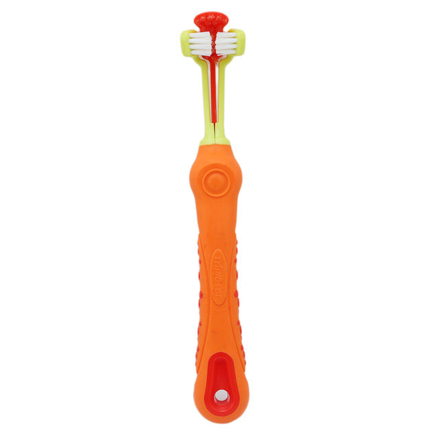 Three Sided Pet Toothbrush