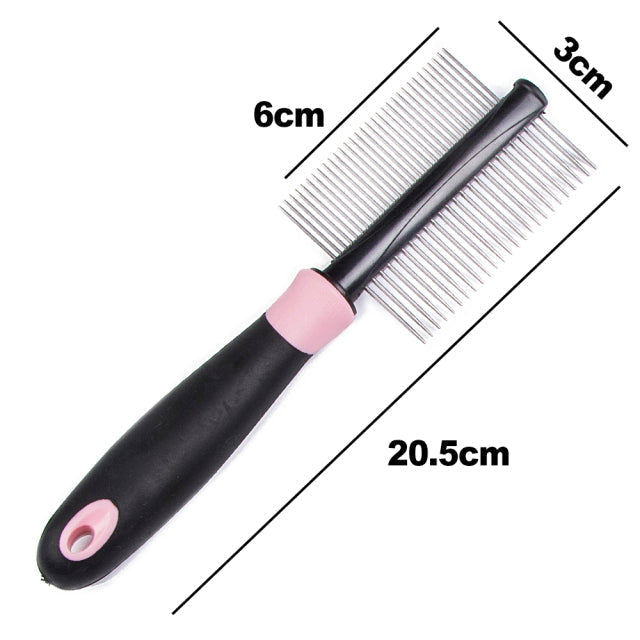 Pet Double-sided Deshedding Brush