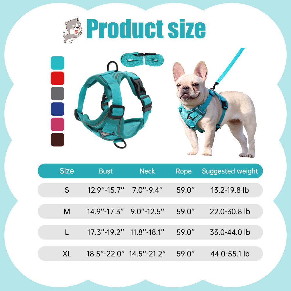 Pet Reflective Nylon Harness
