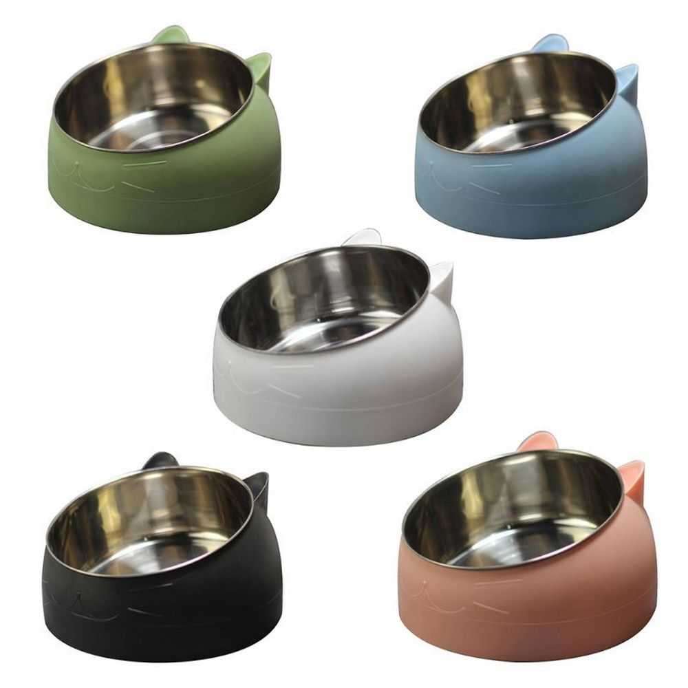 Raised Stainless Steel Cat & Dog
