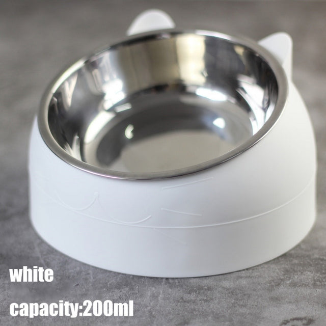 Raised Stainless Steel Cat & Dog