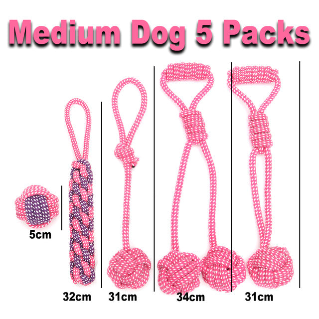 Mini Dog Interactive Cotton Rope