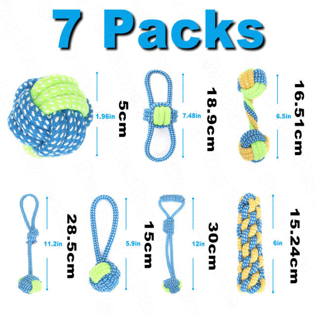 Mini Dog Interactive Cotton Rope