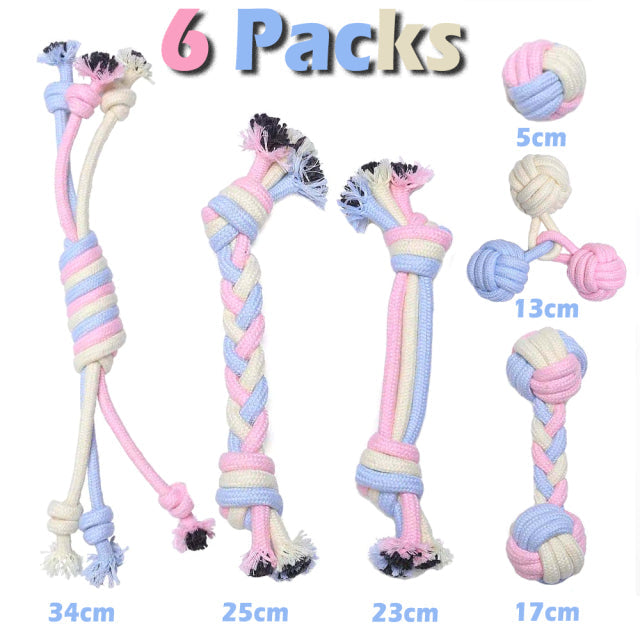 Mini Dog Interactive Cotton Rope