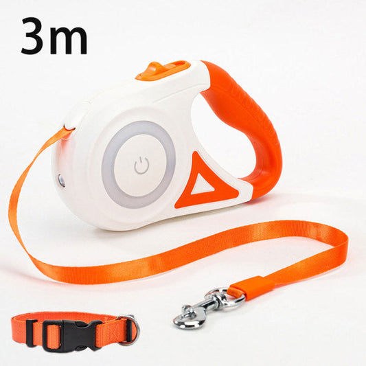 LED Retractable Dog Leash