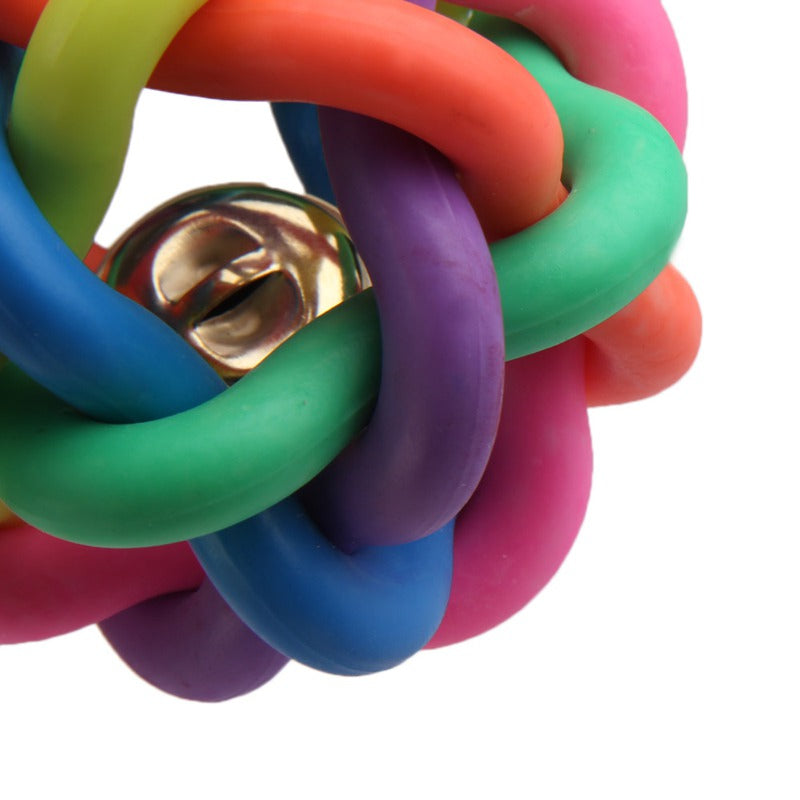 Pet Colorful Rubber Training Chew Ball