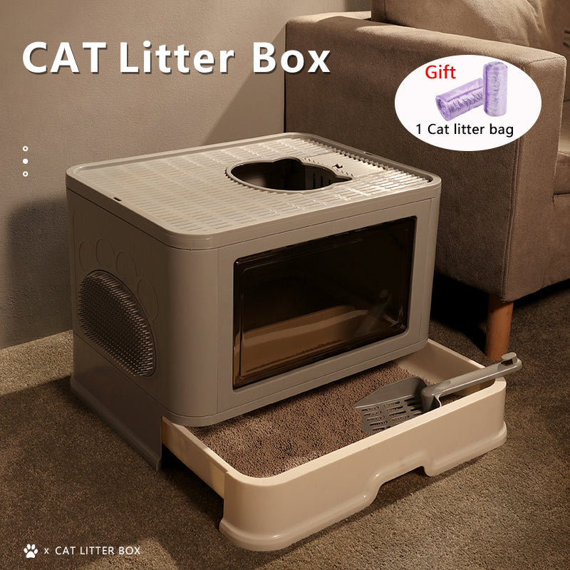Fully Enclosed Cat Toilet