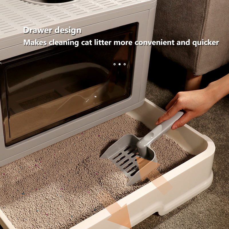 Fully Enclosed Cat Toilet