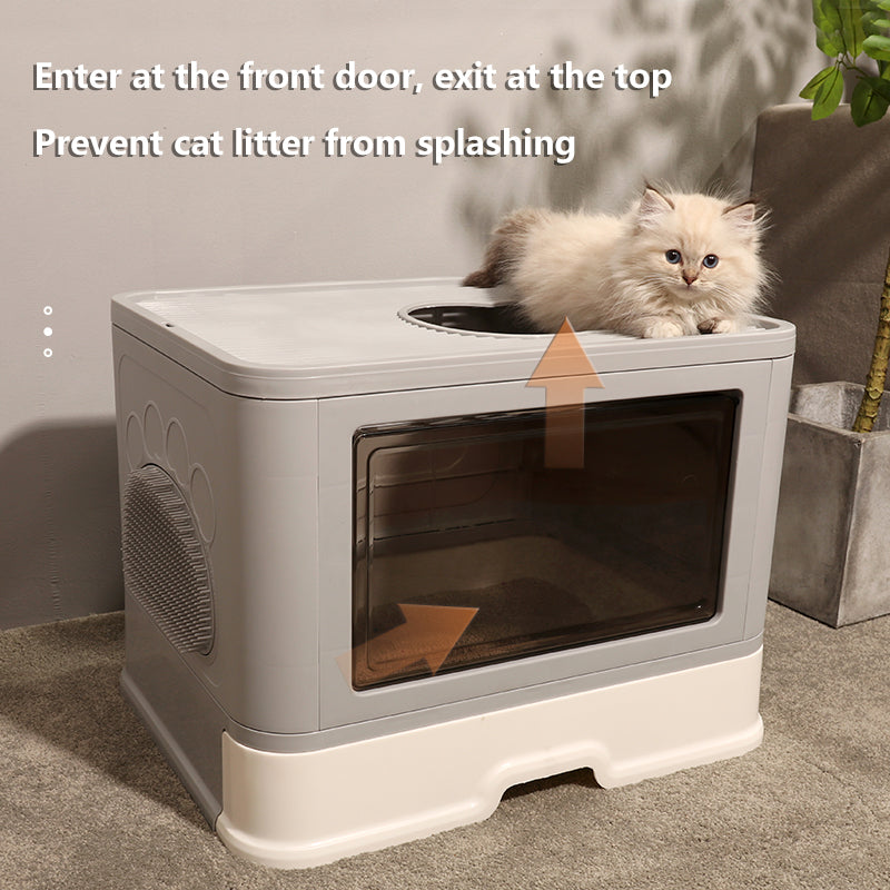 Fully Enclosed Cat Toilet