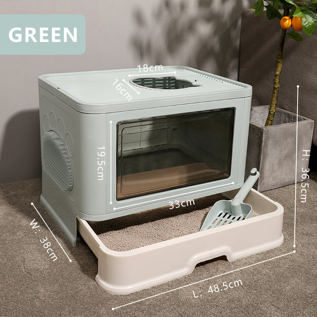 Fully Enclosed Cat Toilet