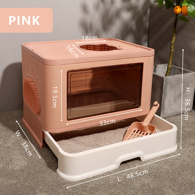 Fully Enclosed Cat Toilet