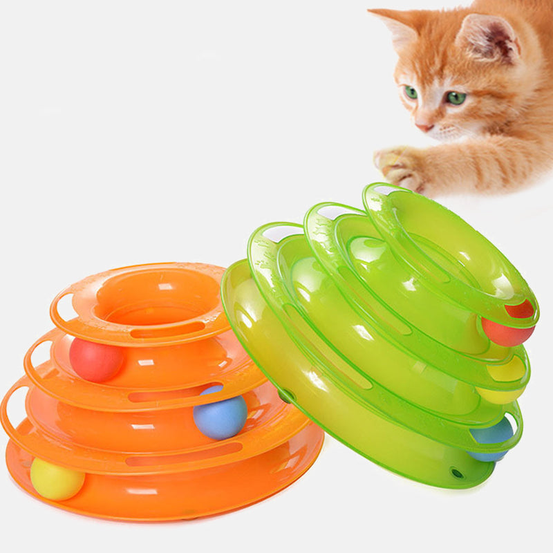 3 Layers Track Turntable Balls Toy