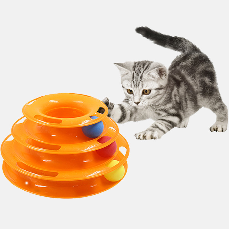 3 Layers Track Turntable Balls Toy
