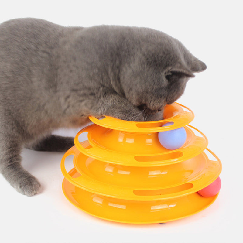 3 Layers Track Turntable Balls Toy