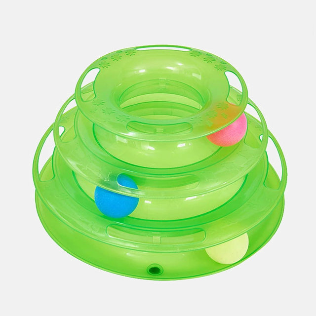 3 Layers Track Turntable Balls Toy