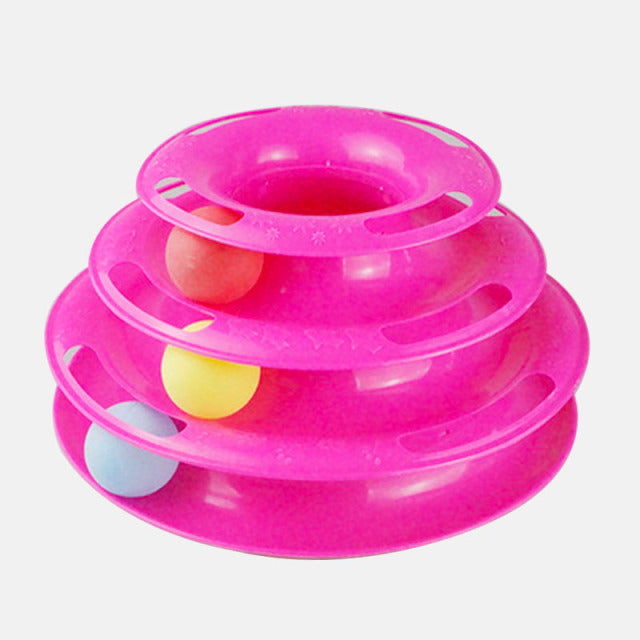 3 Layers Track Turntable Balls Toy