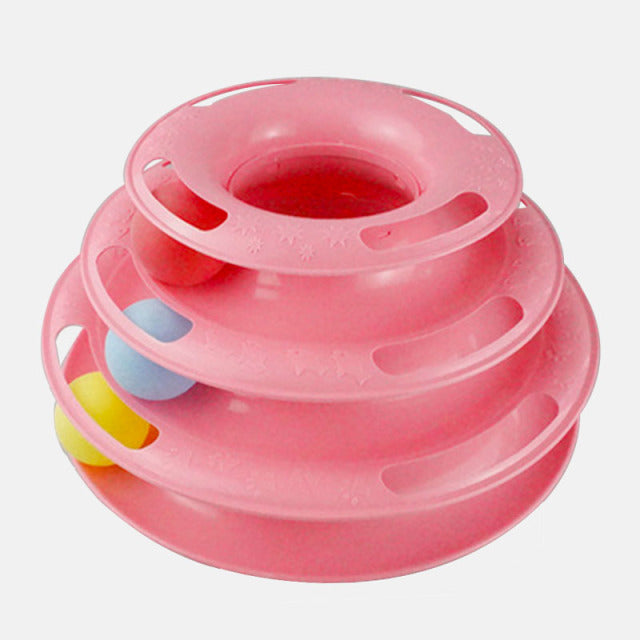 3 Layers Track Turntable Balls Toy