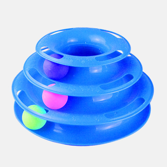 3 Layers Track Turntable Balls Toy