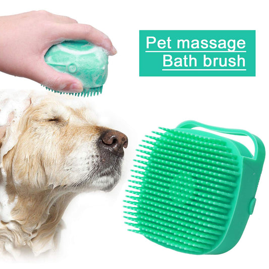 Bath Shampoo Massage Pet Brush