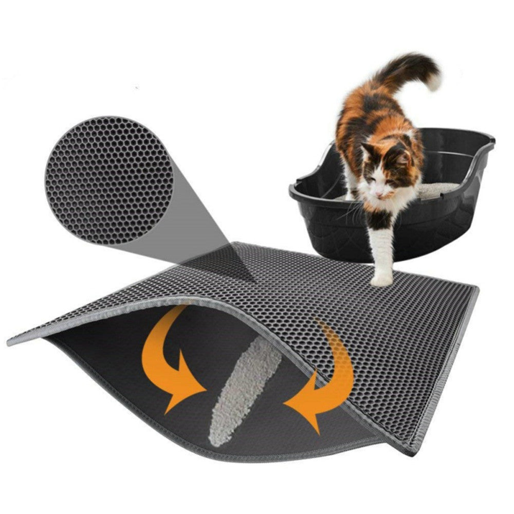 Waterproof EVA Double-layer Cat Litter Mat