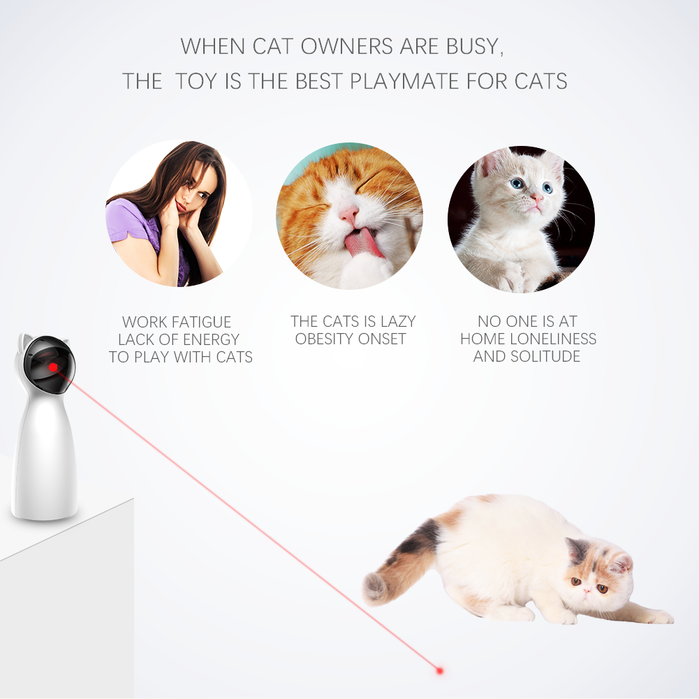 LED Laser Interactive Smart Cat Toy