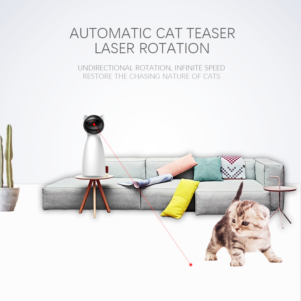 LED Laser Interactive Smart Cat Toy