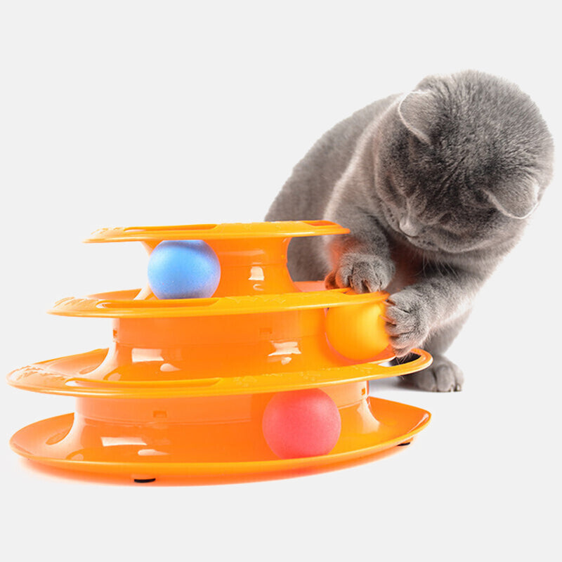 3 Layers Track Turntable Balls Toy