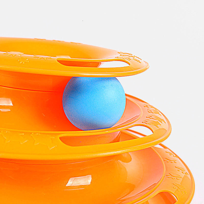 3 Layers Track Turntable Balls Toy